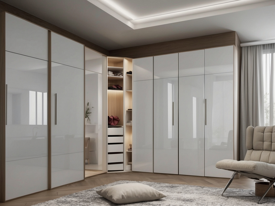 Угловой шкаф-купе «Лорьян»